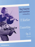 Concertino in G, Op. 11 (1st and 3rd position) Easy Concertos and Concertinos Series<br><br>for Violin and Piano