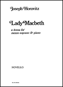 Product Cover for Lady Macbeth A Scena for Mezzo-Soprano and Piano Music Sales America Softcover by Hal Leonard