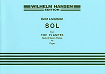 Cover for Bent Lorentzen: Sol (ThePlanets) : Music Sales America by Hal Leonard
