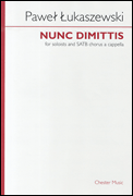Cover for Nunc Dimittis : Music Sales America by Hal Leonard