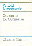 Cover for Concerto for Orchestra : Music Sales America by Hal Leonard