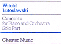 Concerto for Piano and Orchestra Piano Score