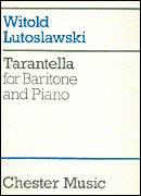 Tarantella for Baritone and Piano