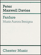 Product Cover for Peter Maxwell Davies: Fanfare Musis Aurora Benigna (Score)  Music Sales America  by Hal Leonard