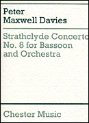 Cover for Peter Maxwell Davies: Strathclyde Concerto No. 8 (Bassoon/Piano) : Music Sales America by Hal Leonard