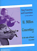 Product Cover for Concertino in D in the Style of Mozart Violin and Piano Music Sales America  by Hal Leonard