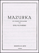 Product Cover for Emil Mlynarski: Mazurka For Violin And Piano  Music Sales America  by Hal Leonard