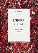 Product Cover for Mompou: L'Hora Grisa  Music Sales America  by Hal Leonard