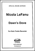 Product Cover for Nicola LeFanu: Dawn's Dove For Solo Recorder  Music Sales America  by Hal Leonard