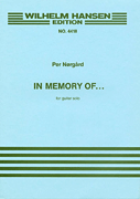 Product Cover for Per Norgard: In Memory Of...  Music Sales America  by Hal Leonard