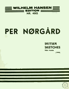 Cover for Per Norgard: Sketches For Piano Op.25a : Music Sales America by Hal Leonard