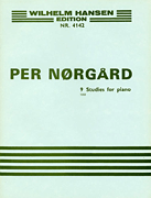 Product Cover for Per Norgard: Nine Studies For Piano Op.25b  Music Sales America  by Hal Leonard