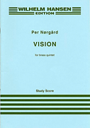 Product Cover for Per Norgard: Vision For Brass Quintet (Study Score)  Music Sales America  by Hal Leonard