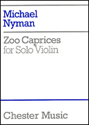 Product Cover for Michael Nyman: Zoo Caprices For Solo Violin  Music Sales America  by Hal Leonard