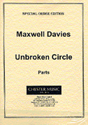 Product Cover for Peter Maxwell Davies: Unbroken Circle (Parts)  Music Sales America  by Hal Leonard