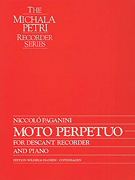 Product Cover for Niccolo Paganini: Moto Perpetuo (Recorder)  Music Sales America  by Hal Leonard