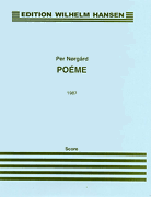 Product Cover for Per Norgard: Poeme  Music Sales America  by Hal Leonard