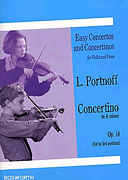 Cover for Concertino in A Minor Op. 14 : Music Sales America by Hal Leonard