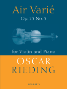 Air Varie Op. 23 No. 3 Violin & Piano