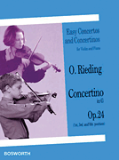 Concertino in G, Op. 24 Easy Concertos and Concertinos Series<br><br>for Violin and Piano