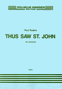 Cover for Thus Saw St. John : Music Sales America by Hal Leonard