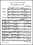 Cover for Scott: String Quartet No.2 (Score) : Music Sales America by Hal Leonard
