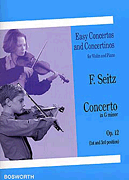 Product Cover for Concerto in G Minor Op. 12 for Violin and Piano Music Sales America  by Hal Leonard