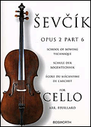 Cover for Sevcik for Cello – Opus 2, Part 6 : Music Sales America by Hal Leonard