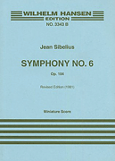 Cover for Sibelius  Symphony No. 6 Op. 104  Mini Score : Music Sales America by Hal Leonard