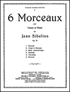 Cover for Jean Sibelius: Six Pieces Op.79 No.6 - Berceuse : Music Sales America by Hal Leonard