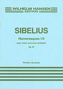 Cover for Jean Sibelius: Humoresques I - II Op.87 (Miniature Score) : Music Sales America by Hal Leonard