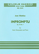 Product Cover for Jean Sibelius: Impromptu Op.78 No.1  Music Sales America  by Hal Leonard
