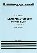 Product Cover for Jean Sibelius: Five Characteristic Impressions Op.103 No.4 - The Storm  Music Sales America  by Hal Leonard