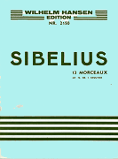Cover for Jean Sibelius: 13 Pieces Op.76 No.1- Esquisse : Music Sales America by Hal Leonard