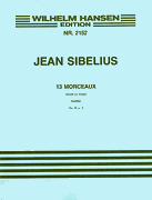 Cover for Jean Sibelius: 13 Pieces Op.76 No.3 'Carillon' : Music Sales America by Hal Leonard