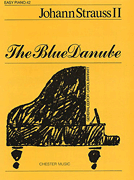 Cover for Johann Strauss II: The Blue Danube (Easy Piano No.42) : Music Sales America by Hal Leonard