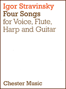 4 Songs (1954) for High Voice, Flute, Harp and Guitar