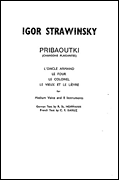 Product Cover for Igor Stravinsky: Pribaoutki Chansons (Miniature Score)  Music Sales America  by Hal Leonard