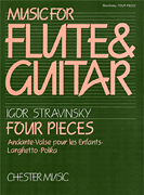 Product Cover for 4 Pieces for Flute and Guitar Music Sales America  by Hal Leonard