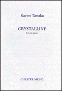 Cover for Karen Tanaka: Crystalline For Solo Piano : Music Sales America by Hal Leonard