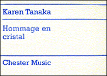 Cover for Karen Tanaka: Hommage En Cristal : Music Sales America by Hal Leonard