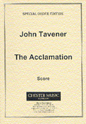 Product Cover for John Tavener: The Acclamation (Score)  Music Sales America  by Hal Leonard