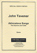 Product Cover for Akhmatova Songs for Soprano and Cello Music Sales America  by Hal Leonard