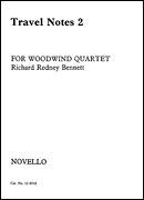 Cover for RR Bennett: Travel Notes for Woodwind Quartet - Book 2 : Music Sales America by Hal Leonard