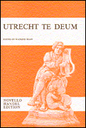 Cover for Utrecht Te Deum : Music Sales America by Hal Leonard