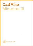 Miniature III for Flute, Trombone(or Cello), Piano and Percussion<br><br>Study Score
