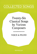 Product Cover for 26 Classical Songs by Various Composers  Music Sales America  by Hal Leonard