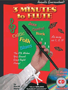 Product Cover for 3 Minutes to Flute  Music Sales America Softcover with CD by Hal Leonard