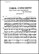 Product Cover for Tirol Concerto For Piano And Orchestra Score  Music Sales America  by Hal Leonard