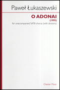 Cover for O Adonai : Music Sales America by Hal Leonard